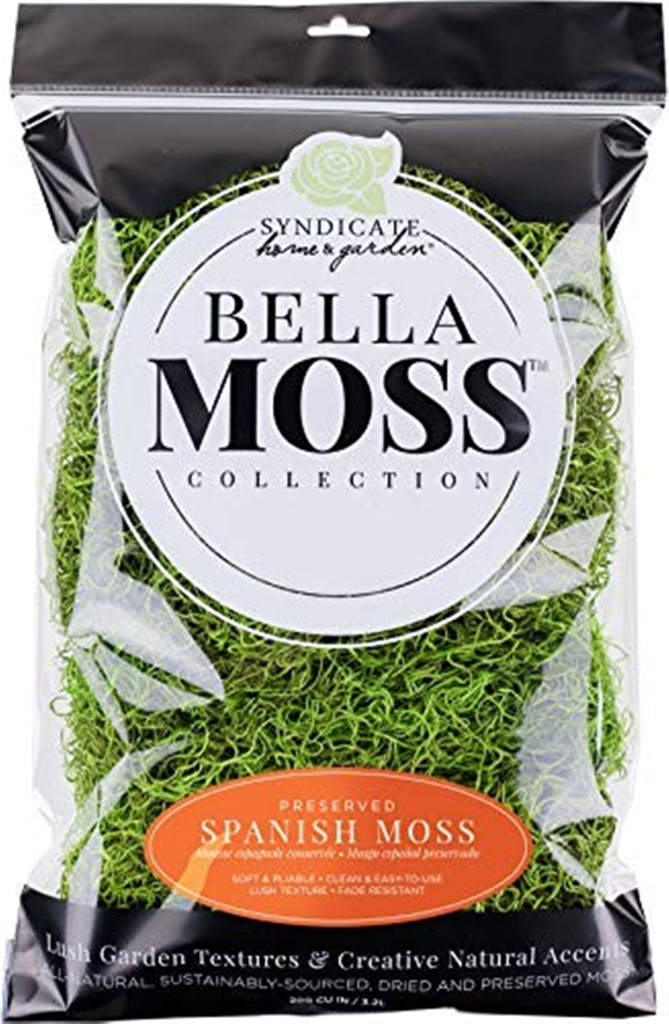 9 OZ Preserved Moss, Natural Live Moss, Fake Moss for Potted Plants,  Spanish Moss for Terrariums Gardening Art, Vase Fillers, Craft Floral Wall,  Wedding Decor (Green, Purple, Pink)