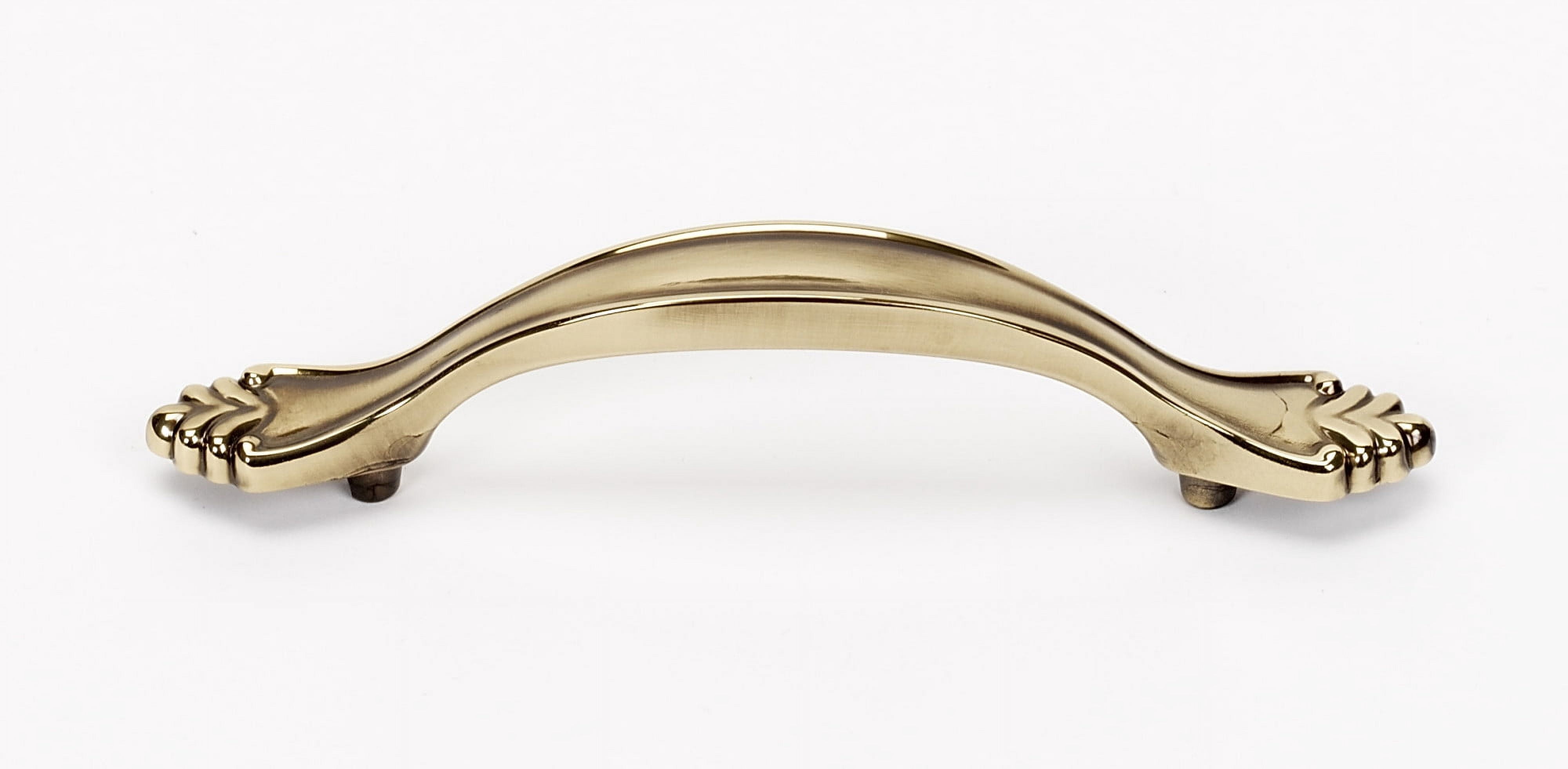 Alno A1456-35-PA Bella 3-1/2" Cabinet Pull Polished Antique