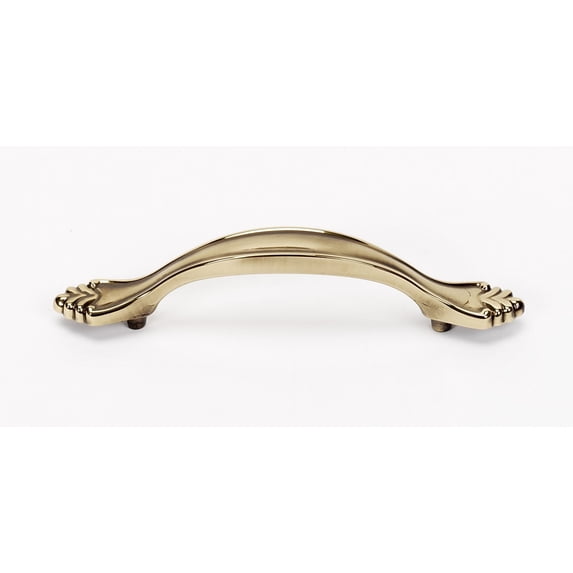 Alno A1456-35-PA Bella 3-1/2" Cabinet Pull Polished Antique