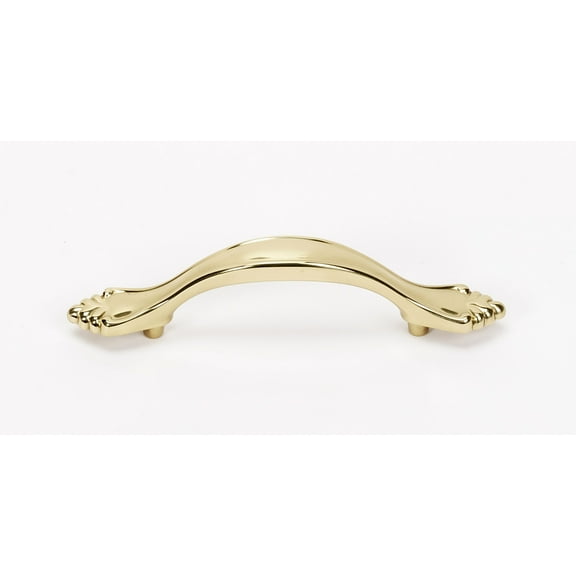 Alno A1455-3-PB Bella 3" Cabinet Pull Polished Brass