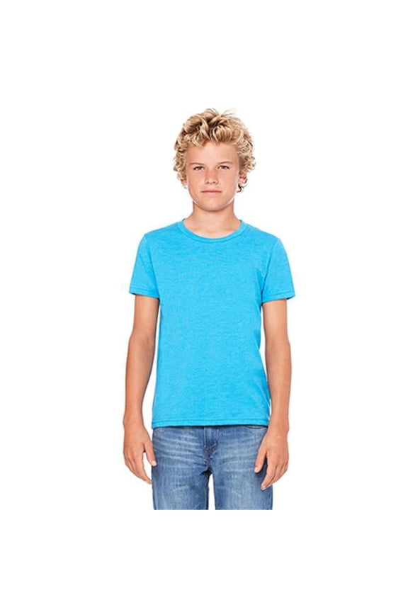 3001Y Youth Jersey Short Sleeve Tee - Neon Blue - YM