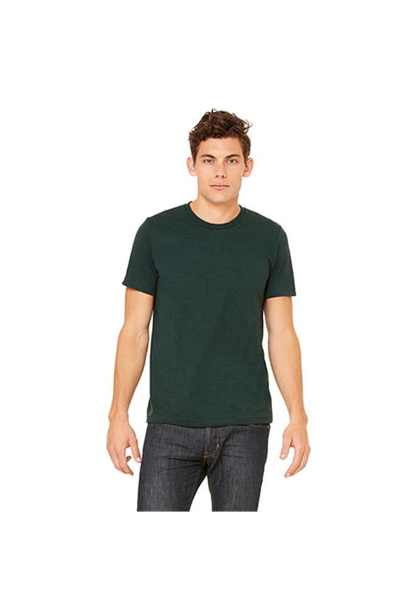 3413 Unisex Triblend Short Sleeve Tee - Emerald Triblend - Extra Large
