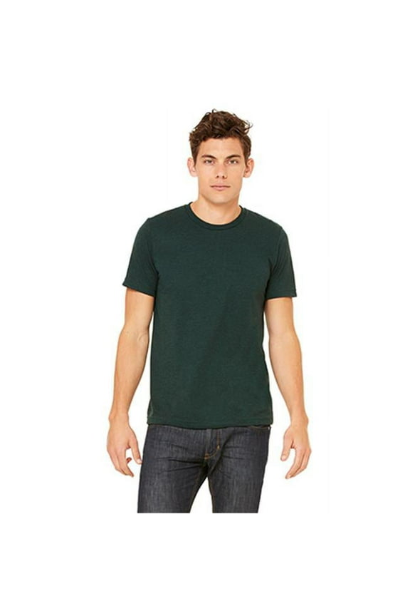 3413 Unisex Triblend Short Sleeve Tee - Emerald Triblend - Small
