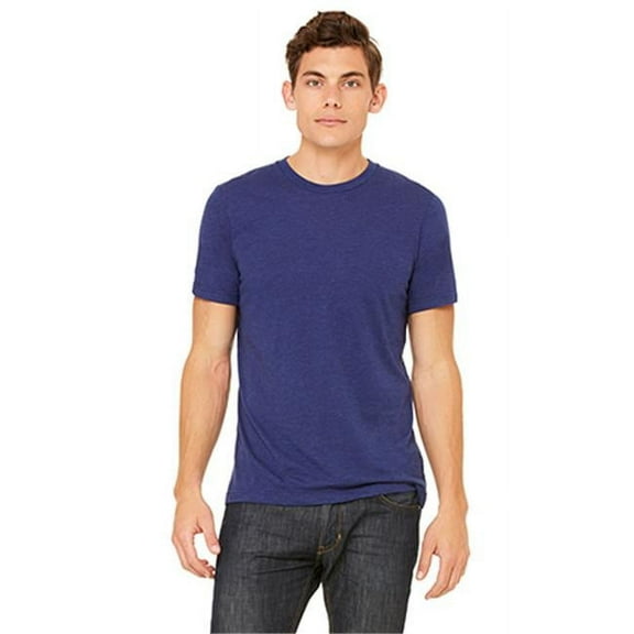 Bella 3413 Unisex Triblend Short Sleeve Tee - Navy Triblend - Medium