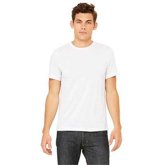 Bella 3413 Unisex Triblend Short Sleeve Tee - White Fleck Triblend - 2XL