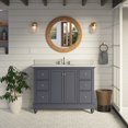 thumbnail image 1 of Bella 48" Bathroom Vanity with Marine Gray Cabinet and Quartz Top, 1 of 7