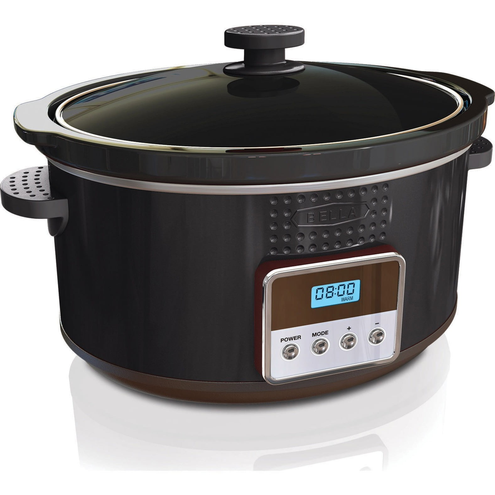 Bella 5Qt Programmable Slow Cooker Black