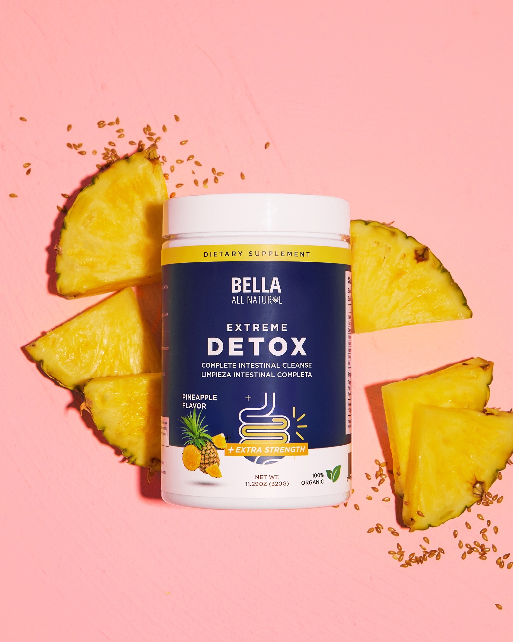 Bella All Natural Extreme Detox Powder Pineapple Walmart Bella All Natural Extreme Detox Powder Pineapple Walmart