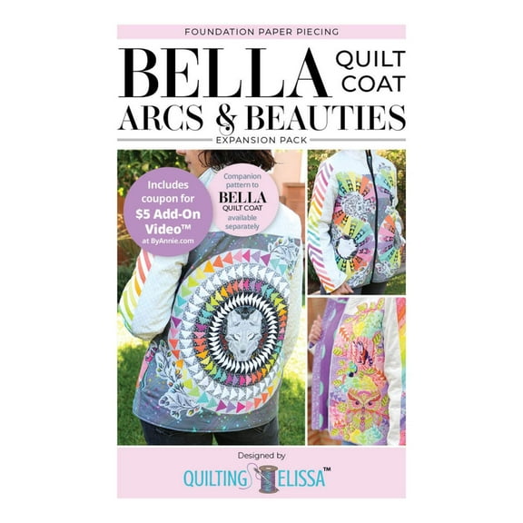 Bella Arcs And Beauties - Fpp Expansion Pack (For Bella Quilted Coat) Sewing Pattern from ByAnnie