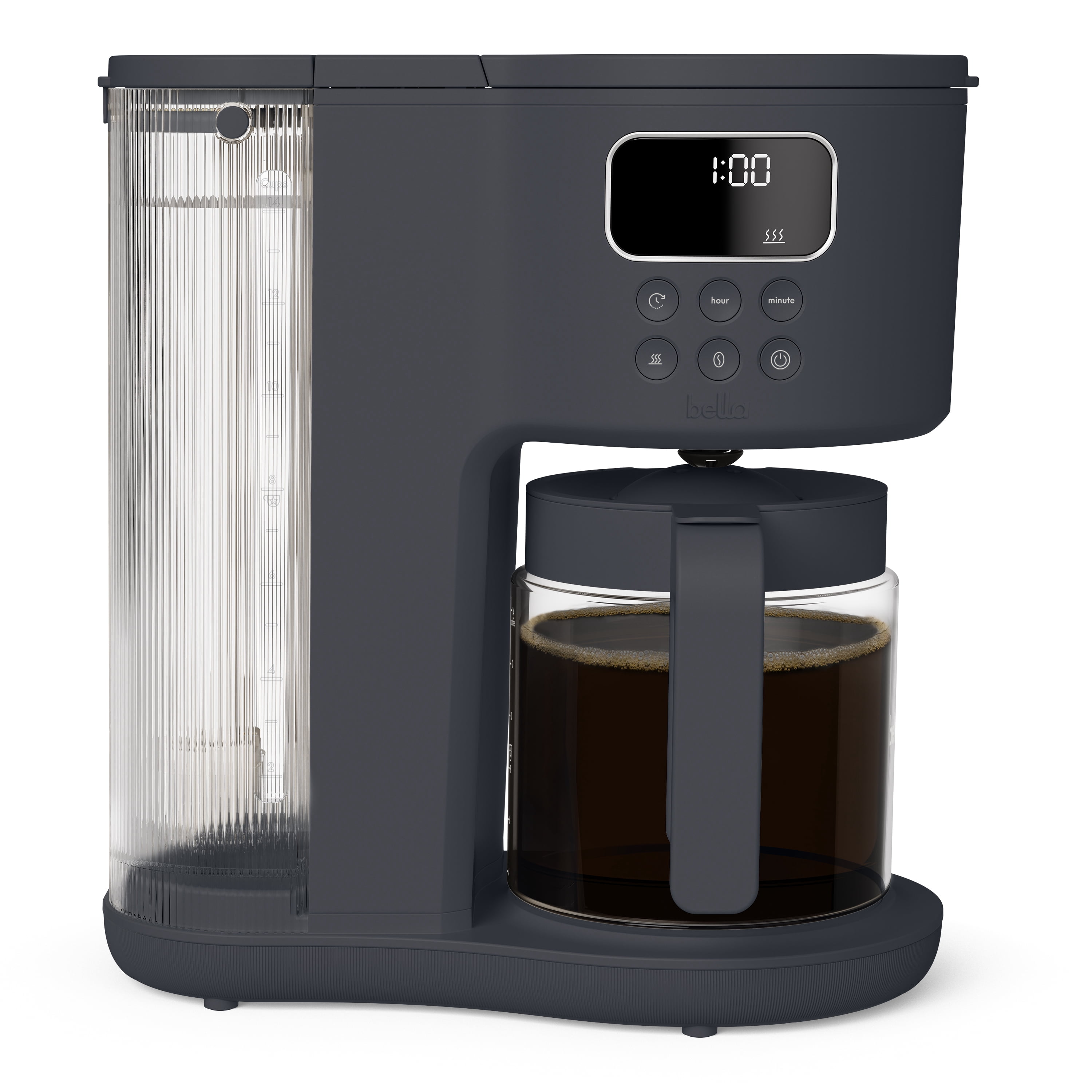 bella BREW 14 Cup Programmable Auto Pour Over Coffee Maker , Slate ...