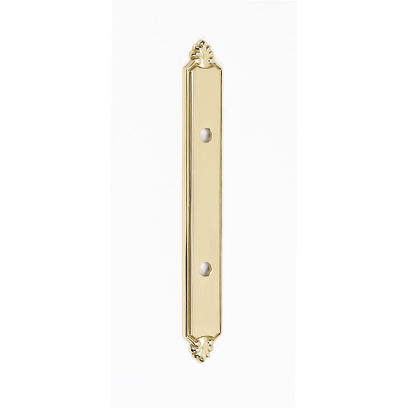 Alno Backplate 7-1/4" - Polished Brass