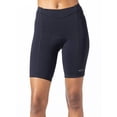 thumbnail image 1 of Terry Bella Bike Shorts Women Padded, Regular 8.5 Inch Silicone Leg Black Bike Shorts for Womens Cycling Shorts Mountain Bike, 1 of 11