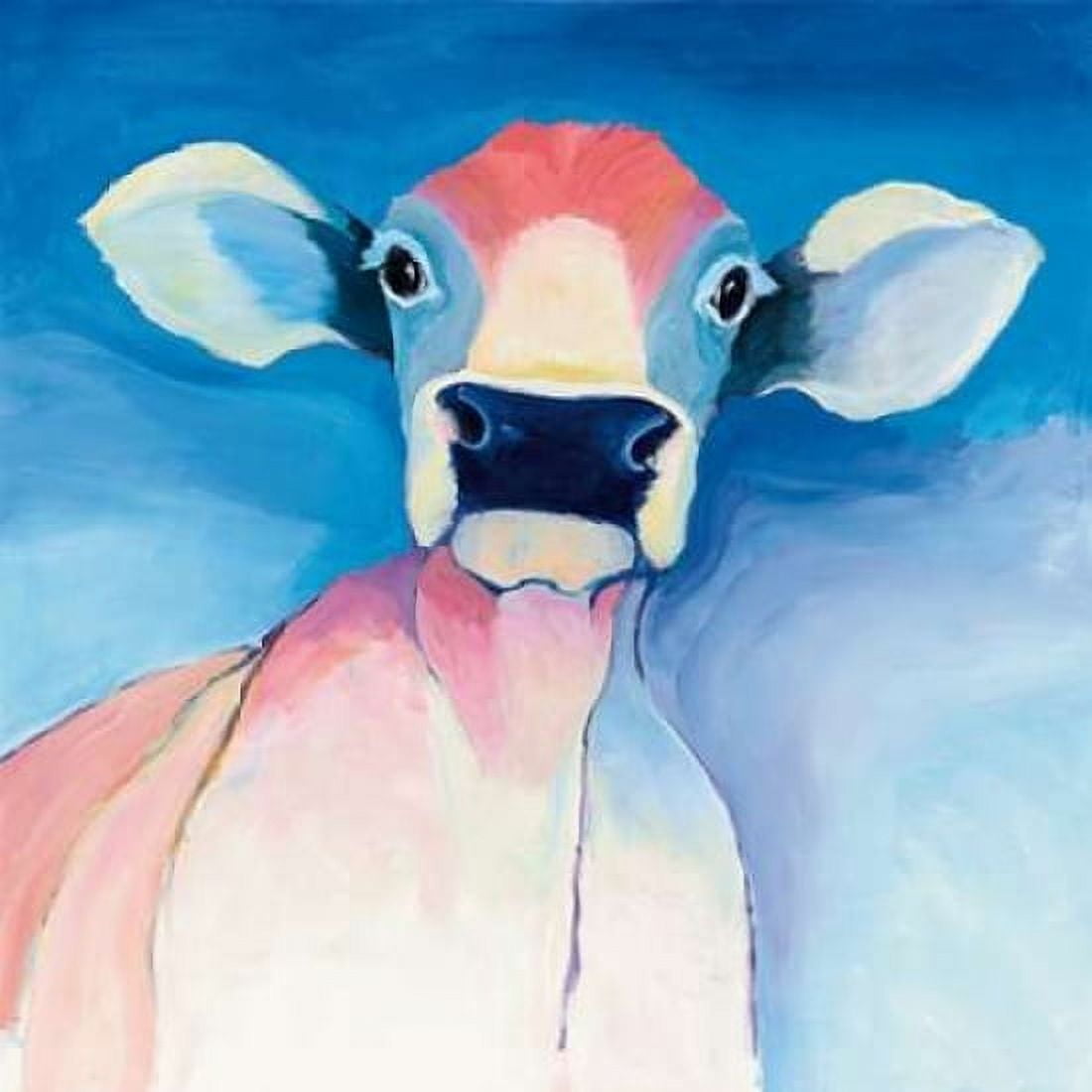 Bella Blue Canvas Art - Avery Tillmon (24 x 24)