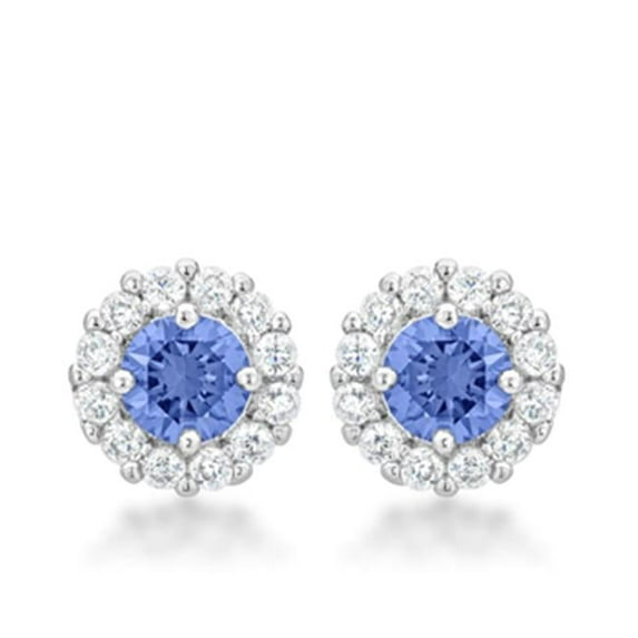 Bella Bridal Earrings In Light Purple