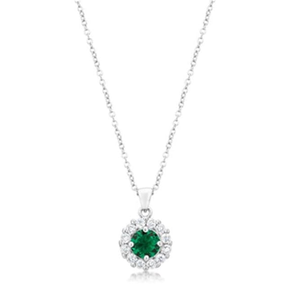 Bella Bridal Pendant In Green