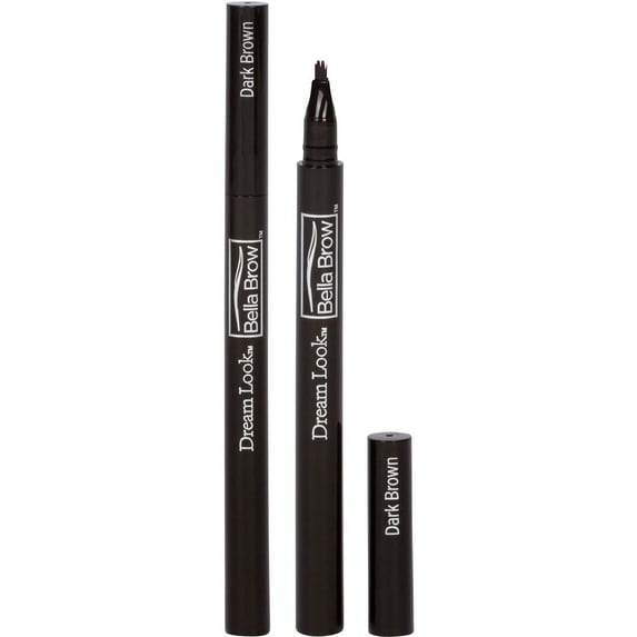 Bella Brow Microblading Eyebrow Pens, As Seen on TV, 2-Pack, Dark Brown