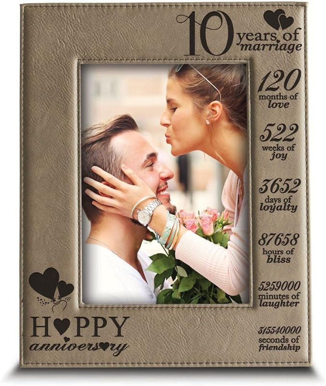 Bella Busta10 Years of Marriageanniversary for husband, WifeEngraved