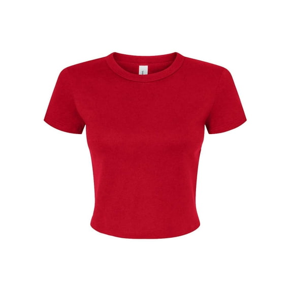 Bella + Canvas 1010BE Ladies' Micro Ribbed Baby Tee (2 PACK)