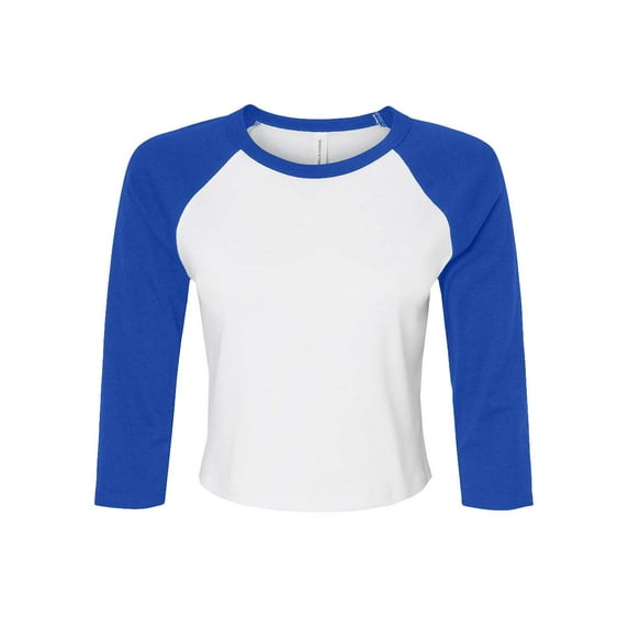 Bella + Canvas 1200 Ladies' Micro Ribbed 3/4 Raglan Baby Tee