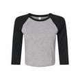 thumbnail image 1 of Bella + Canvas 1200 Ladies' Micro Ribbed 3/4 Raglan Baby Tee, 1 of 1