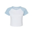 thumbnail image 1 of Bella + Canvas 1201 Ladies' Micro Ribbed Raglan Baby Tee, 1 of 1