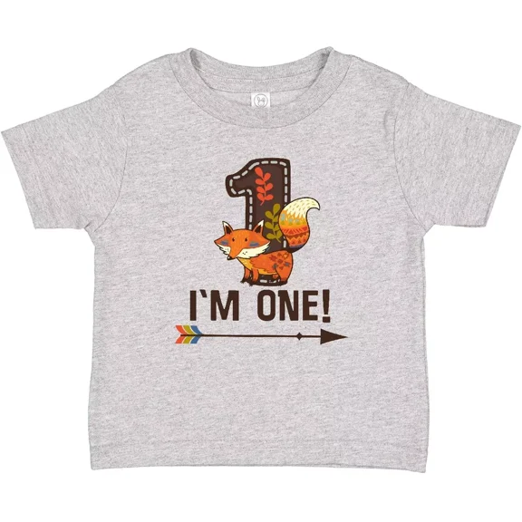 Bella Canvas 1st Birthday Fox 1 Year Old Baby Toddler Shirt Arrow Babys Clothes Clothing Toddler Shirt