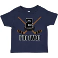 thumbnail image 1 of Bella Canvas 2nd Birthday Ice Hockey Sports Party Boys Toddler Shirt Two 2 Year Toddler Shirt, 1 of 3
