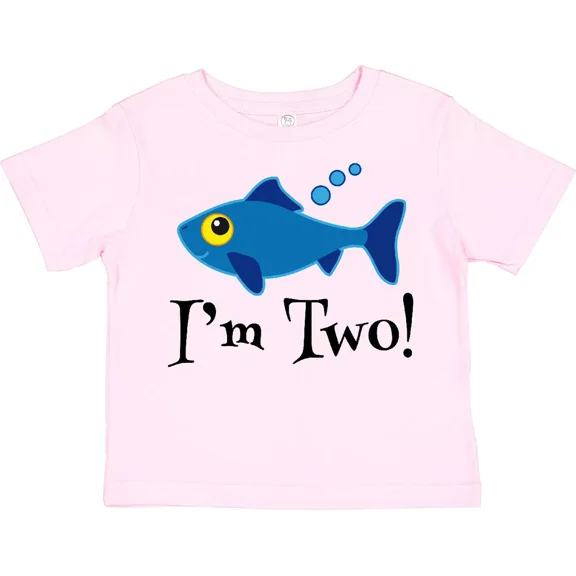 Bella Canvas 2nd Birthday Party Fish Toddler Shirt Year Im Celebration Outfit Kid Toddler Shirt