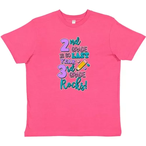 Bella Canvas 2nd Grade Is So Last Year 3rd Grade Rocks School Back I Toddler Shirt