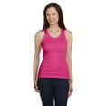 thumbnail image 1 of Bella + Canvas 2x1 Rib Tank (4000) Raspberry, 2XL, 1 of 3