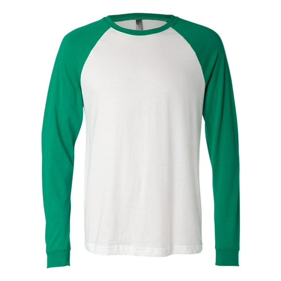 Bella + Canvas 3000C Men's Jersey Long-Sleeve Baseball T-Shirt