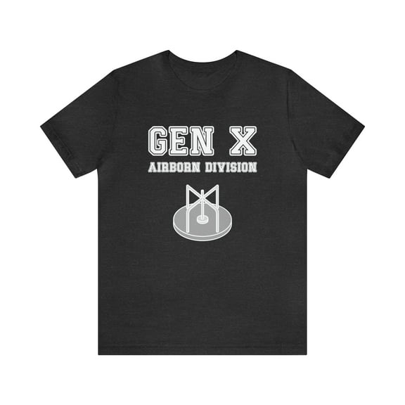 Bella Canvas 3001 Generation X TShirt, Gen X Airborn Division TShirt