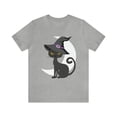 thumbnail image 1 of Bella Canvas 3001 Halloween Cat Shirt, Witchy Cat Bella Luna T-Shirt, 1 of 10