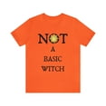 thumbnail image 1 of Bella Canvas 3001, NOT A Basic Witch  T-Shirt, Witch Birthday Gift, 1 of 1