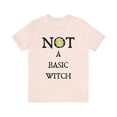 thumbnail image 1 of Bella Canvas 3001, NOT A Basic Witch  T-Shirt, Witch Birthday Gift, 1 of 1