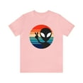 thumbnail image 1 of Bella Canvas 3001 Peace Alien Rainbow T-Shirt, Retro Alien T-Shirt, 1 of 10