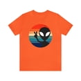 thumbnail image 1 of Bella Canvas 3001 Peace Alien Rainbow T-Shirt, Retro Alien T-Shirt, 1 of 10