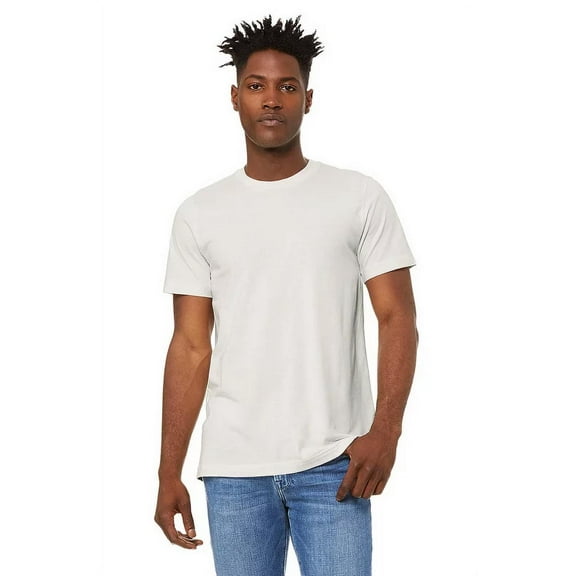 Bella Canvas 3001 Unisex Jersey Short Sleeve Tee-Vintage White-XS