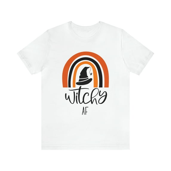 Bella Canvas 3001 Witch AF T-Shirt, Boho Witch Shirt, Funny Witch Shirt