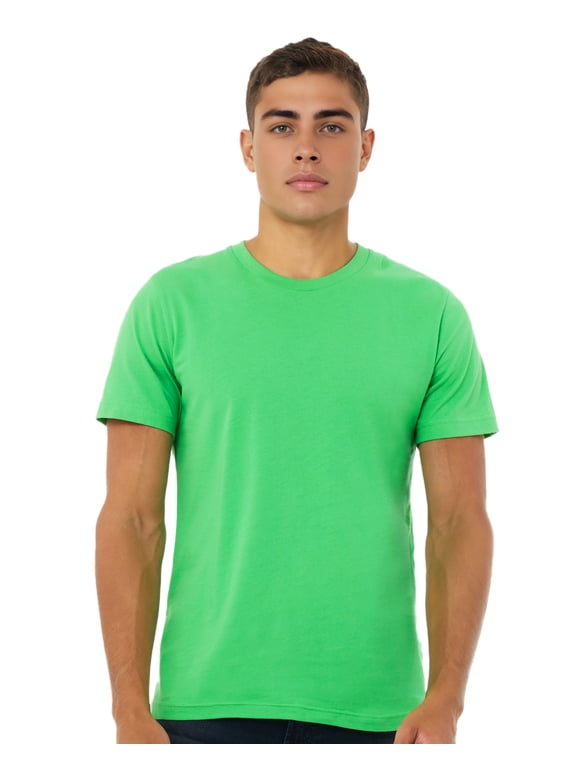 Adult Unisex Short Sleeve Crew T-Shirt for Crafting, Synthetic Green, X-Large