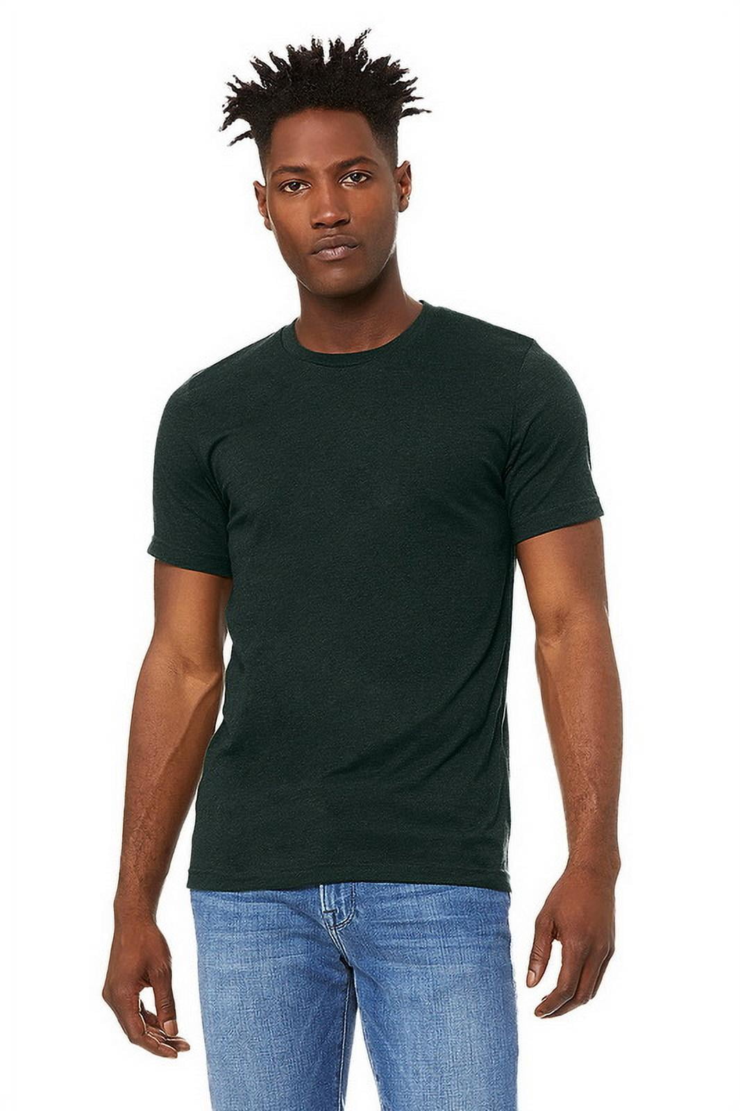 Bella Canvas Unisex Heather CVC T-Shirt – Soft, Lightweight Tee For Men & Women (Heather Red, Medium) - View #9