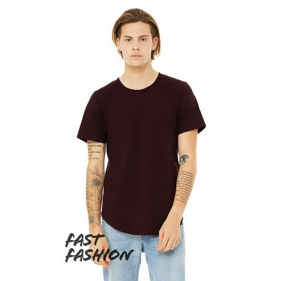 Bella   Canvas 3003C FWD Fashion Men's Curved Hem Short Sleeve T-Shirt