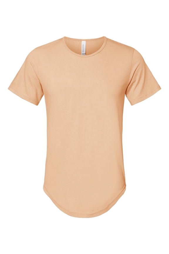 Bella + Canvas 3003C Fast Fashion Men's Curved Hem Short Sleeve T-Shirt (2 PACK)