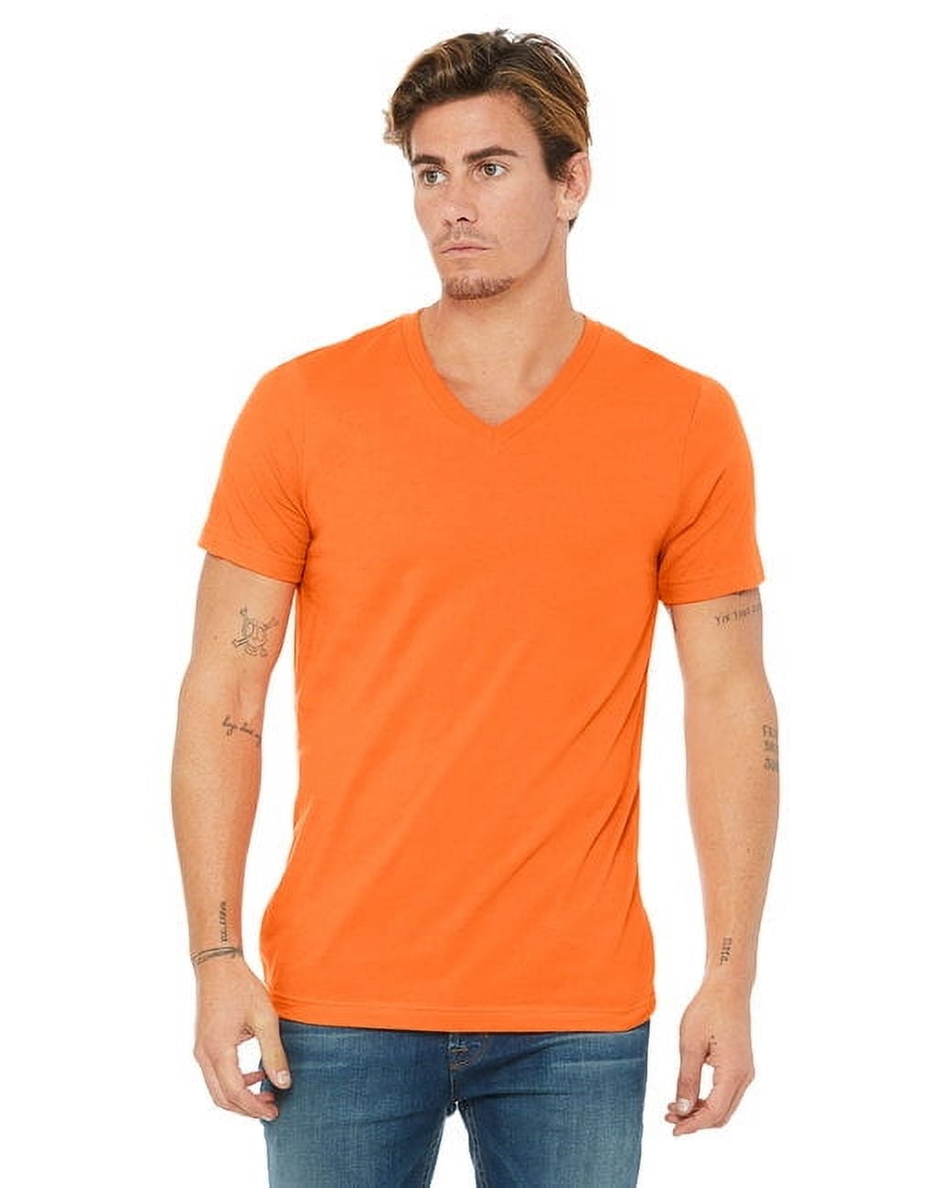 Bella + Canvas 3005 Unisex Jersey Short-Sleeve V-Neck T-Shirt - Walmart.com