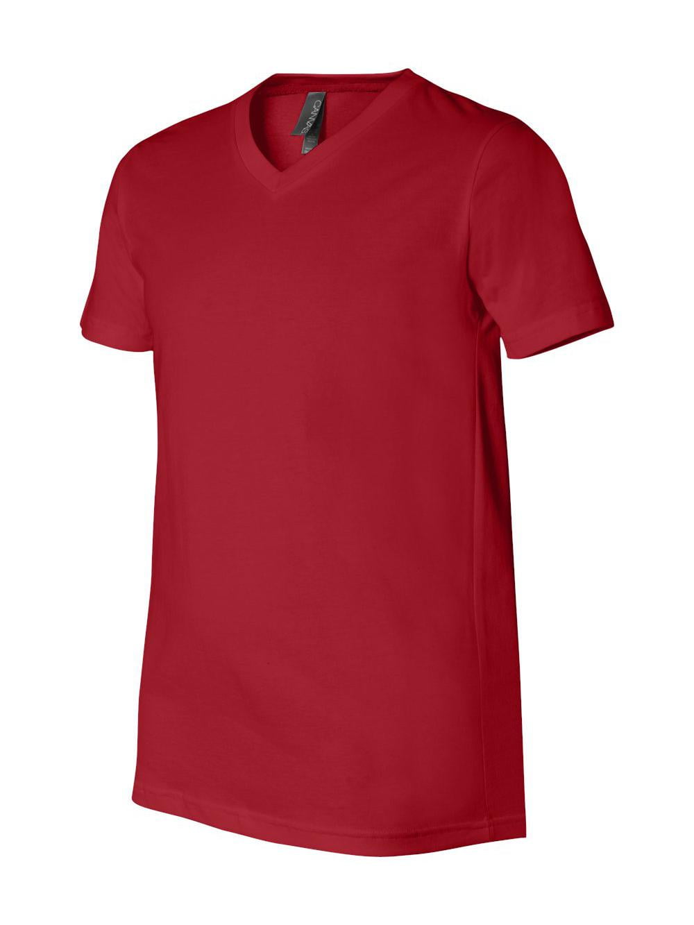 Bella + Canvas 3005 Unisex Jersey Short-Sleeve V-Neck T-Shirt - Walmart.com