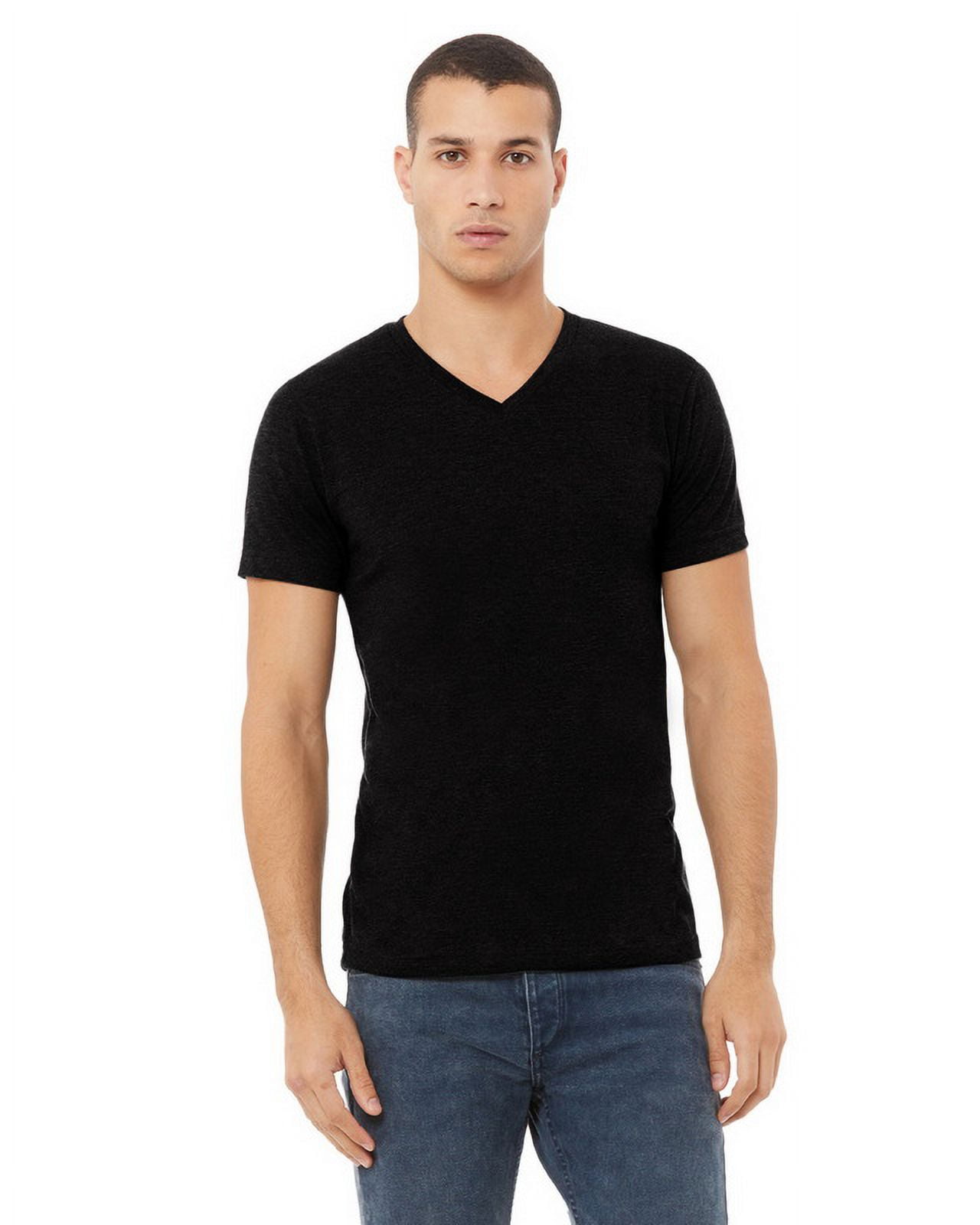 Bella + Canvas 3005CVC Unisex CVC Jersey V-Neck T-Shirt - Walmart ...