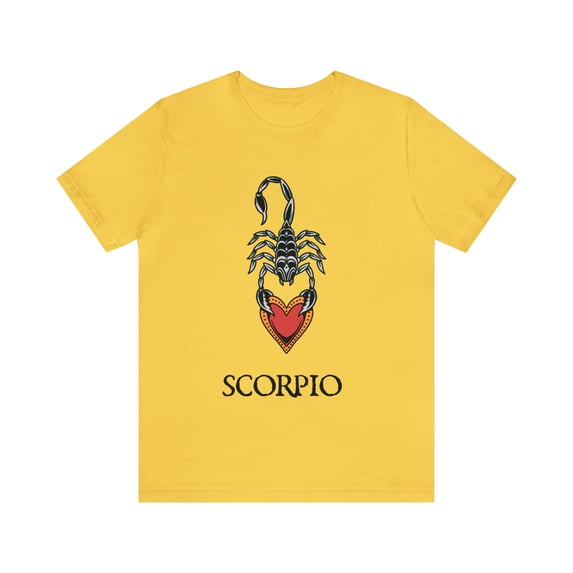 Bella Canvas 300a Scorpio T-Shirt, Zodiac Scorpio T-Shirt