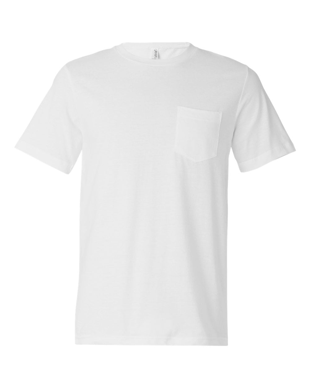 Bella + Canvas 3021 Men's Jersey Short-Sleeve Pocket T-Shirt (2 PACK ...
