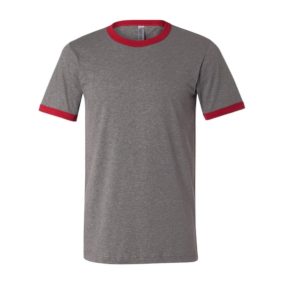 Bella + Canvas 3055C Men's Jersey Short-Sleeve Ringer T-Shirt
