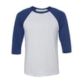 thumbnail image 1 of Bella + Canvas 3200 Unisex 3/4-Sleeve Baseball T-Shirt, 1 of 1
